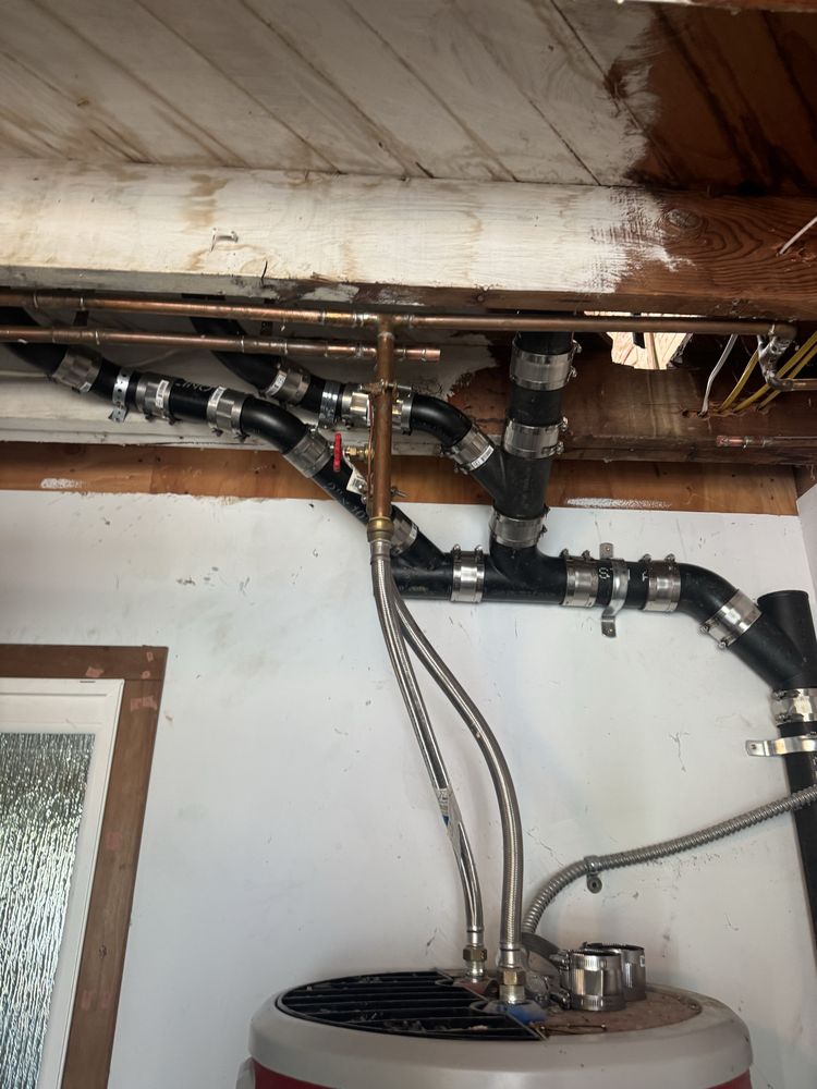 Professional PEX repipe and water heater manifold installation by 5Star Plumbing Concord